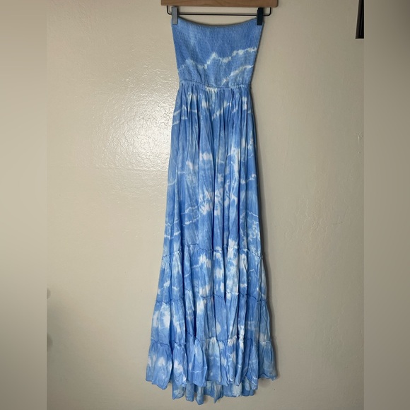 Tiare Hawaii tie dye halter maxi dress - Picture 2 of 11